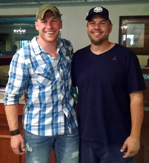 Shane Grove (R) with Eric Sowers